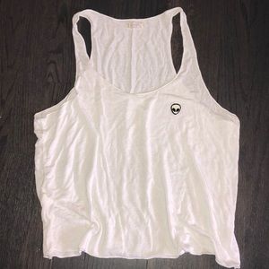 Alien Patch White Tank